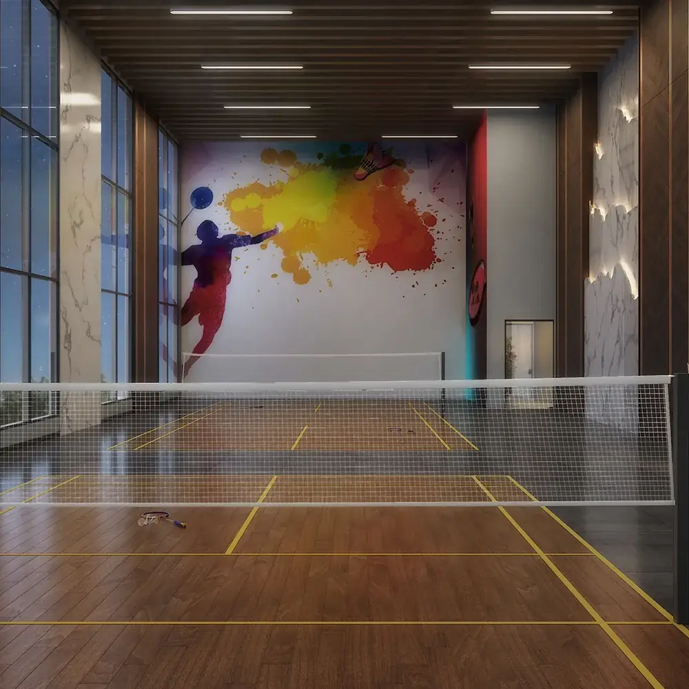 Sattva Sanio master bedroom with panoramic views and luxury interiors